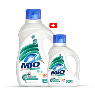 Lessive liquide auto antibactérien 3L + 1L - MIO