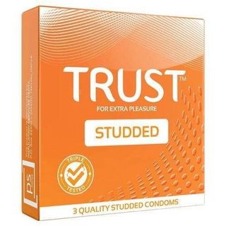 Trust Stubbed Condoms, 3 Pieces