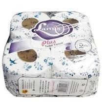 Lamis Plus Toilet Tissue 2Ply X 325 Sheets 4 Rolls