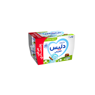 Yaourt nature DELICE DANONE 12x110GR - 625