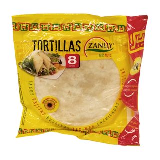 Zanuy Tortilla Wrap de Blé 8 Pièces 320g