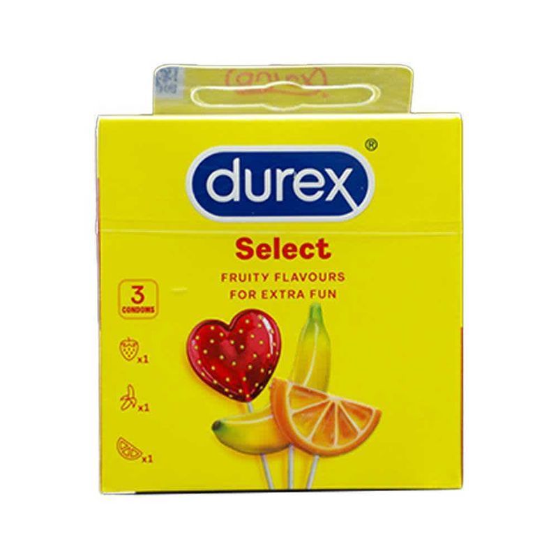 Durex Select Fruity Flavour *3 Condoms