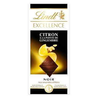 Lindt Excellence Citron Gingembre 100G