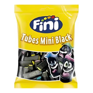 Fini Mini Cables Noirs Assortis Gommes 90g