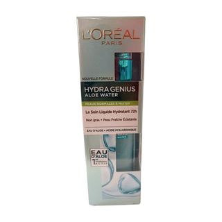Soin liquide hydra genius aloe water peaux normales à mixtes 70ml - L'ORÉAL