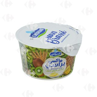 Yaourt Maxi Brassé Aux Fruits Ananas Kiwi Céréales 200G - Chergui
