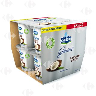Yaourt Ferme Saveur Coco Jnane 8X110G - Chergui