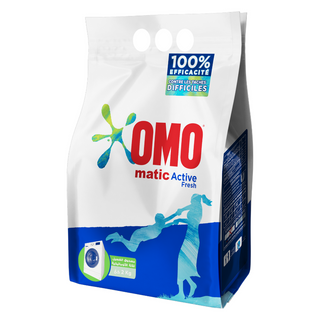 Lessive en poudre Matic Active Fresh 2kg - OMO