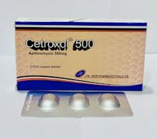 CETROXOL 500MG * 3 TABS(AZITHROMYCIN)