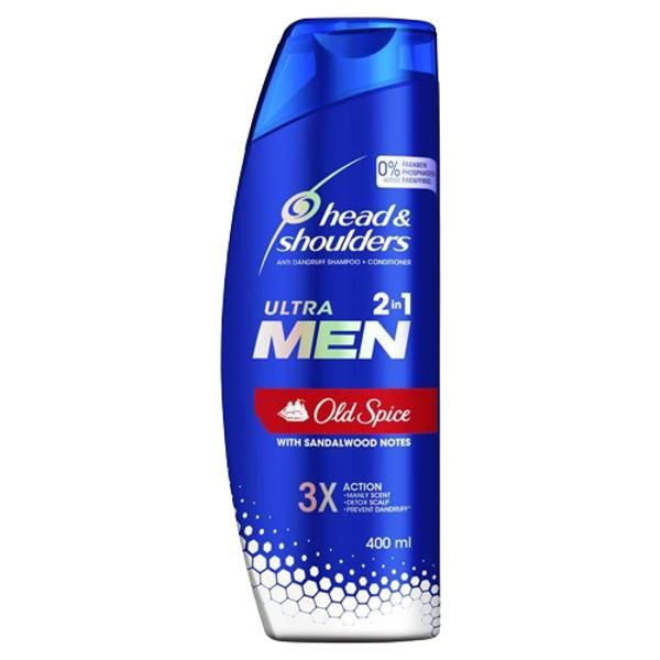 Headandshoulders Old Spice 2In1 Dandruff Shampoo+Conditioner For Men 400Ml