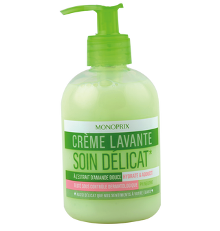 Crème lavante Amande douce MONOPRIX 300ml  - 555