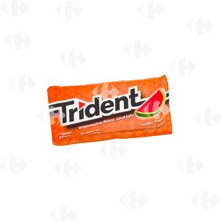 Chewing Gum Pastèque Sans Sucre Trident 5 Unités