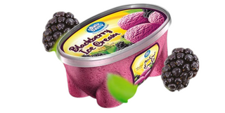 Daity Blackberry ice cream 600g