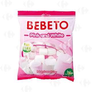 Bebeto Marshmallow Pink And White 135g