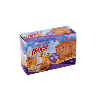 Biscottes multicéréales sans sel IROISE 240GR - 212