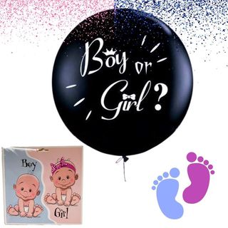 Grand ballon baby shower Fille ou Garçon