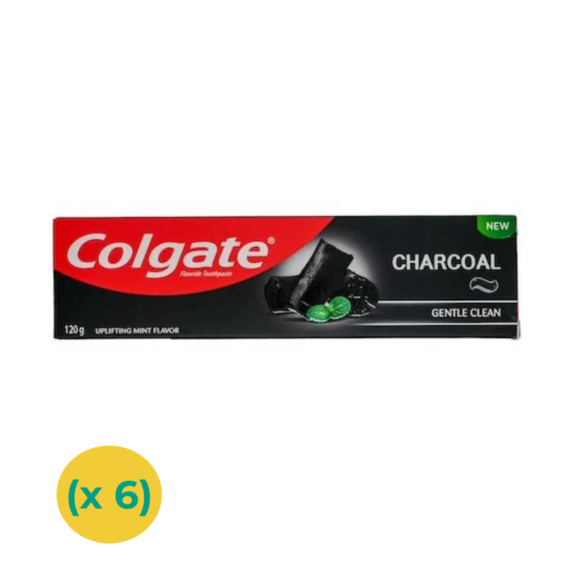 Colgate Charcoal Gentle Clean Fluoride 120G (X6)