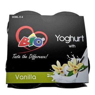 Bio Yoghurt With Vanilla - 4 Pack 90 Ml