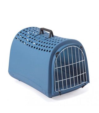Cage de transport chat Bleu-959930-