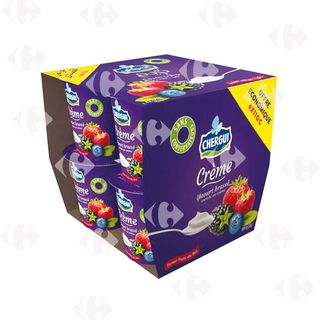 Yaourt brassé fruits des bois Crème 8x110g - CHERGUI