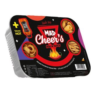 Chips Hot Spicy Mad Cheers Barquette 110G