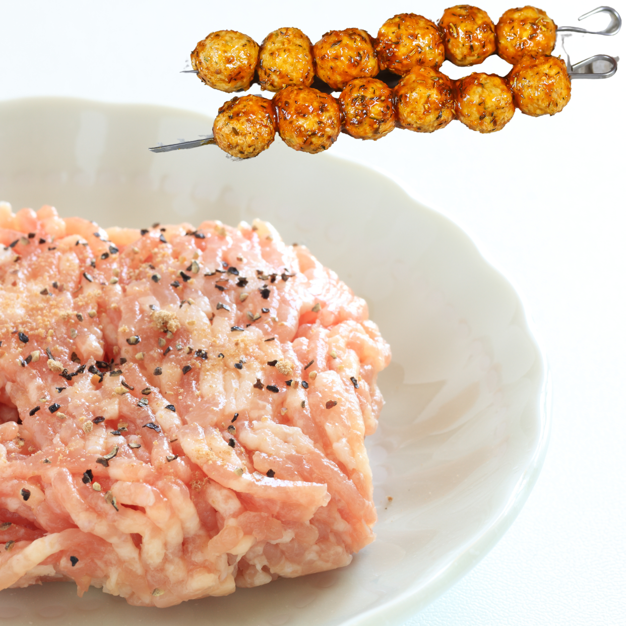 Poulet haché avec épices - 250 g