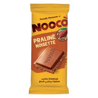 Chocolat Lait Fourré Praliné noisette 95g - NOOCO