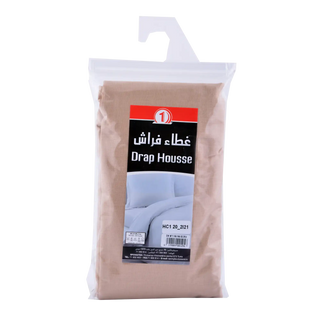 N°1 Drap Housse Écru Dimensions: 90X190Cm