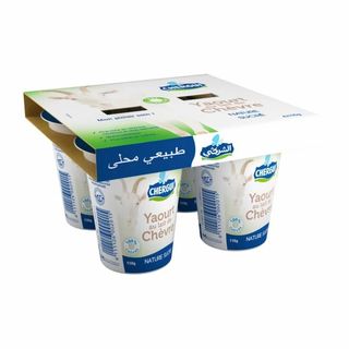 Chergui Yaourt Chèvre Nature Sucré Pack 4X110g