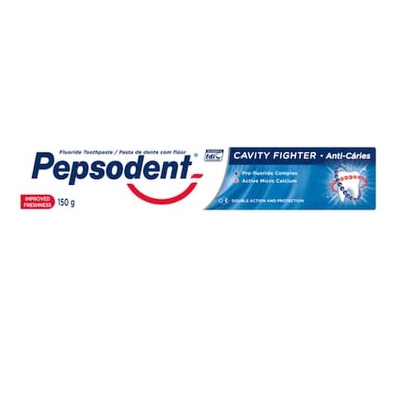 Pepsodent Cavity Fighter Toothpaste 150g + Free Toothbrush