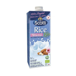 Boisson végétale de riz et d'amandes bio sans gluten 1L - SCOTTI