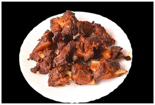 Fried Goat Meat