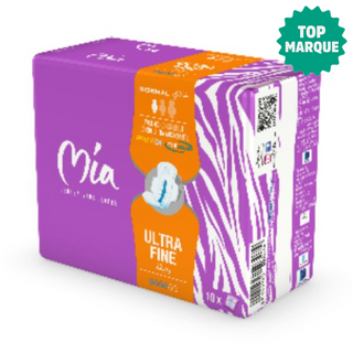 Serviettes hygiéniques ultra fines normal x10 - MIA