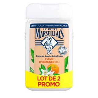 Pack Gel Douche Fleur d'Oranger Le Petit Marseillais 250ml 1+1 Gratuit