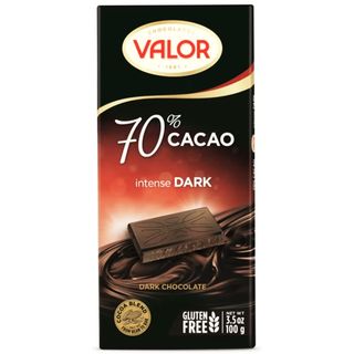 Tablette Chocolat Noir Intense 70% de Cacao Valor 100g