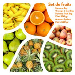 Set de fruits
