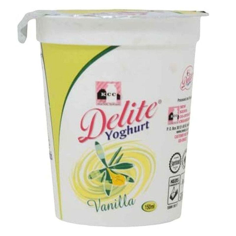 KCC DELITE YOGHURT VANILLA CUP150ML