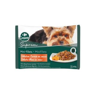 Carrefour Companino Suprem Nourriture pour Chien 400G (4 X 100G)