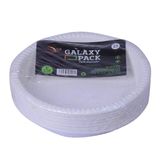 Galaxy Pack Disposable 11 Plain Plates 25Pcs