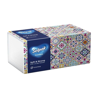 Boite Mouchoirs Comfort Selpak 2Plis 275 unités