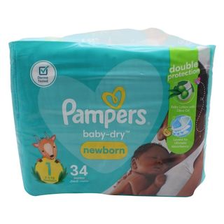 Pampers Newborn Size 1 Hc 2*34 Pieces