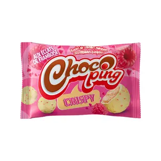Céréales enrobés Chocolat blanc-Framboise CHOCOPING 30GR  - 994