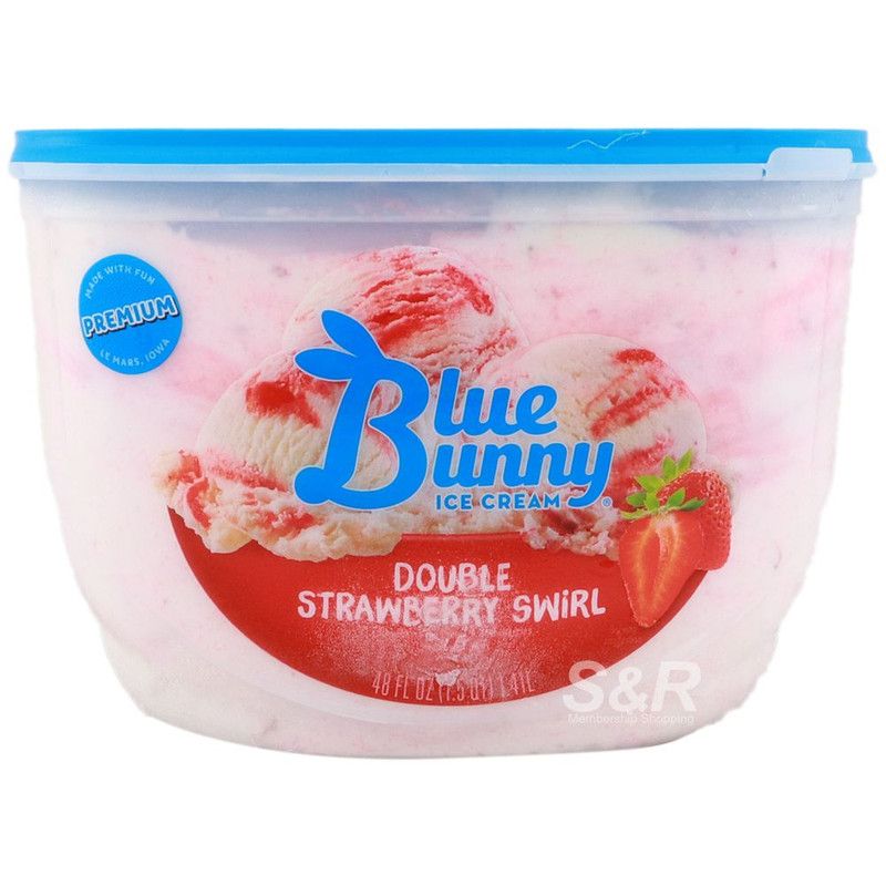 Blue Bunny Wfr Nsa Double Strawerry1.41L