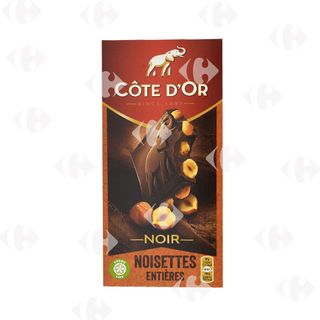 Tablette de Chocolat Noir aux Noisettes Entières Côte d'Or 180g