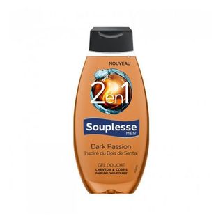 Gel douche homme Dark passion SOUPLESSE 350ML - 674