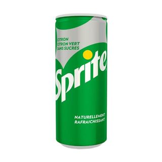sprite citron vert sans sucre canette 25cl