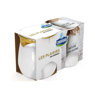 Yaourt brassé nature sans sucre Les Plaisirs de Chergui 2x125g - CHERGUI