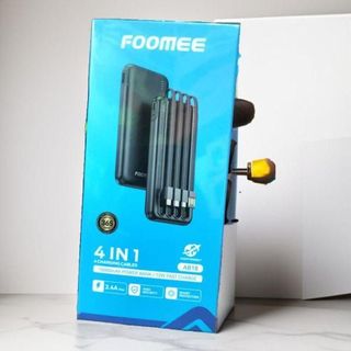 FooMee 10000mAh Power Bank with 4in1 cord