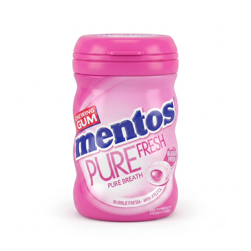 Mentos Pure Bubble Fresh Gum 50 Drages - 87.5G