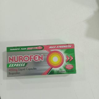 Nurofen Express Max Strength Liquid Capsules, 10 Count